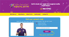 Desktop Screenshot of magicalmathsclub.com