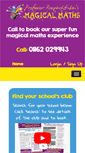 Mobile Screenshot of magicalmathsclub.com
